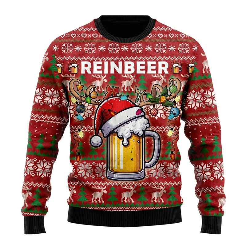 Fashion Beer Ugly Christmas Sweater