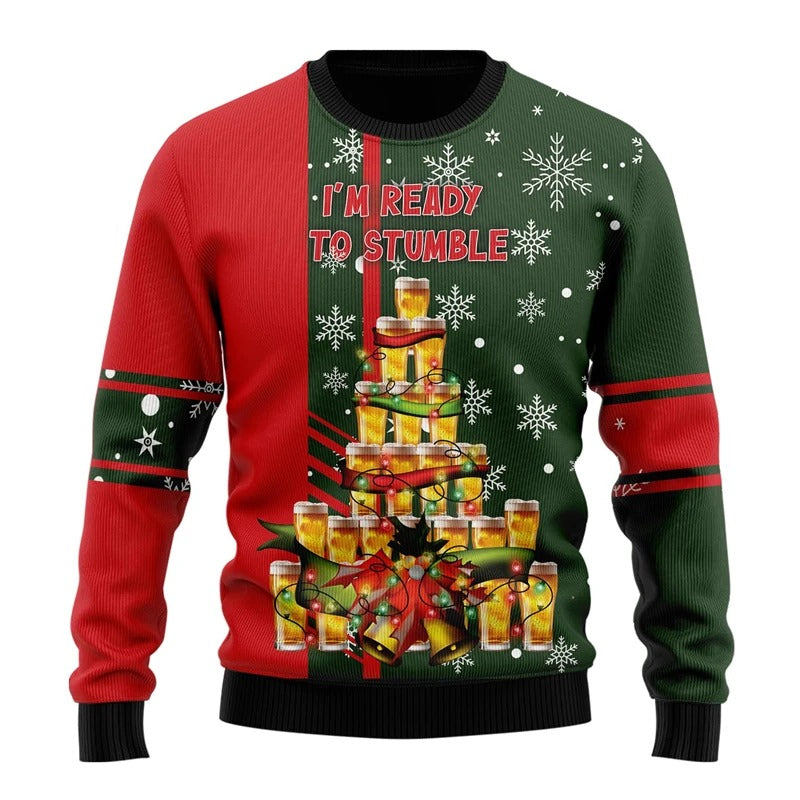 Fashion Beer Ugly Christmas Sweater
