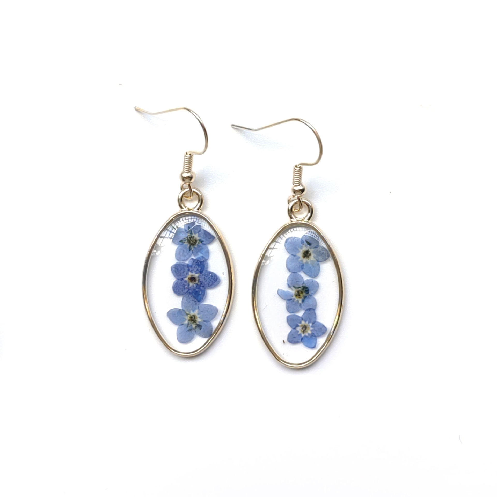 Pressed Flower Jewelry, Unique Resin Dried Flower
