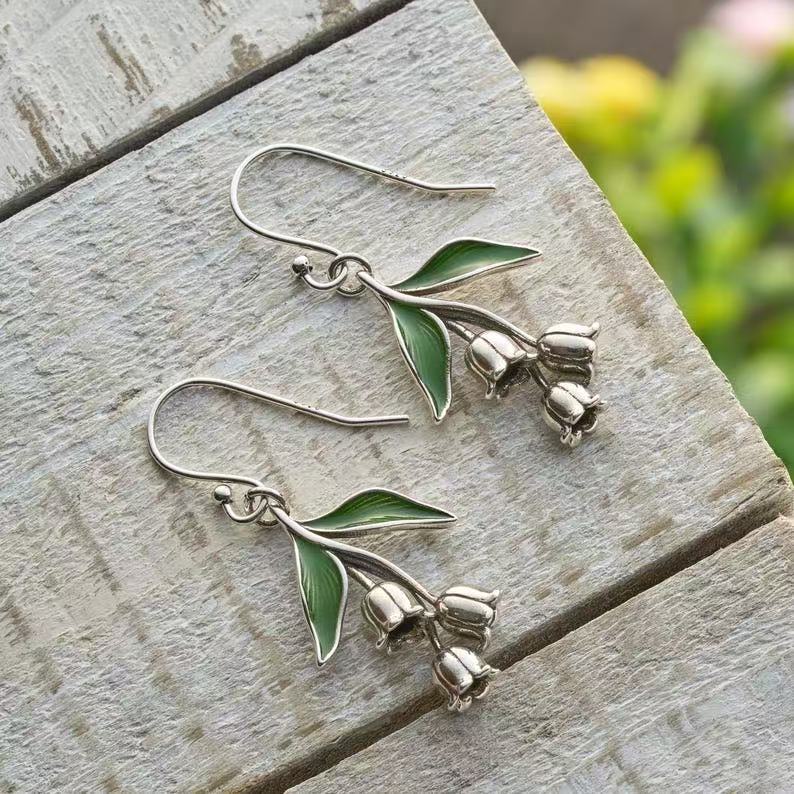 Pressed Flower Jewelry, Unique Resin Dried Flower
