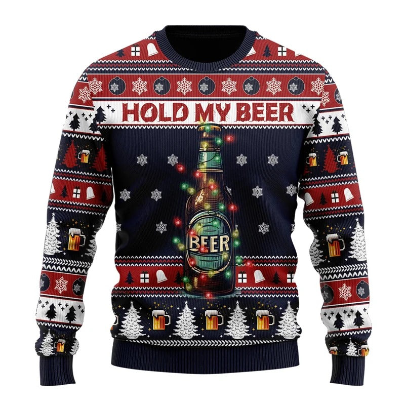 Fashion Beer Ugly Christmas Sweater