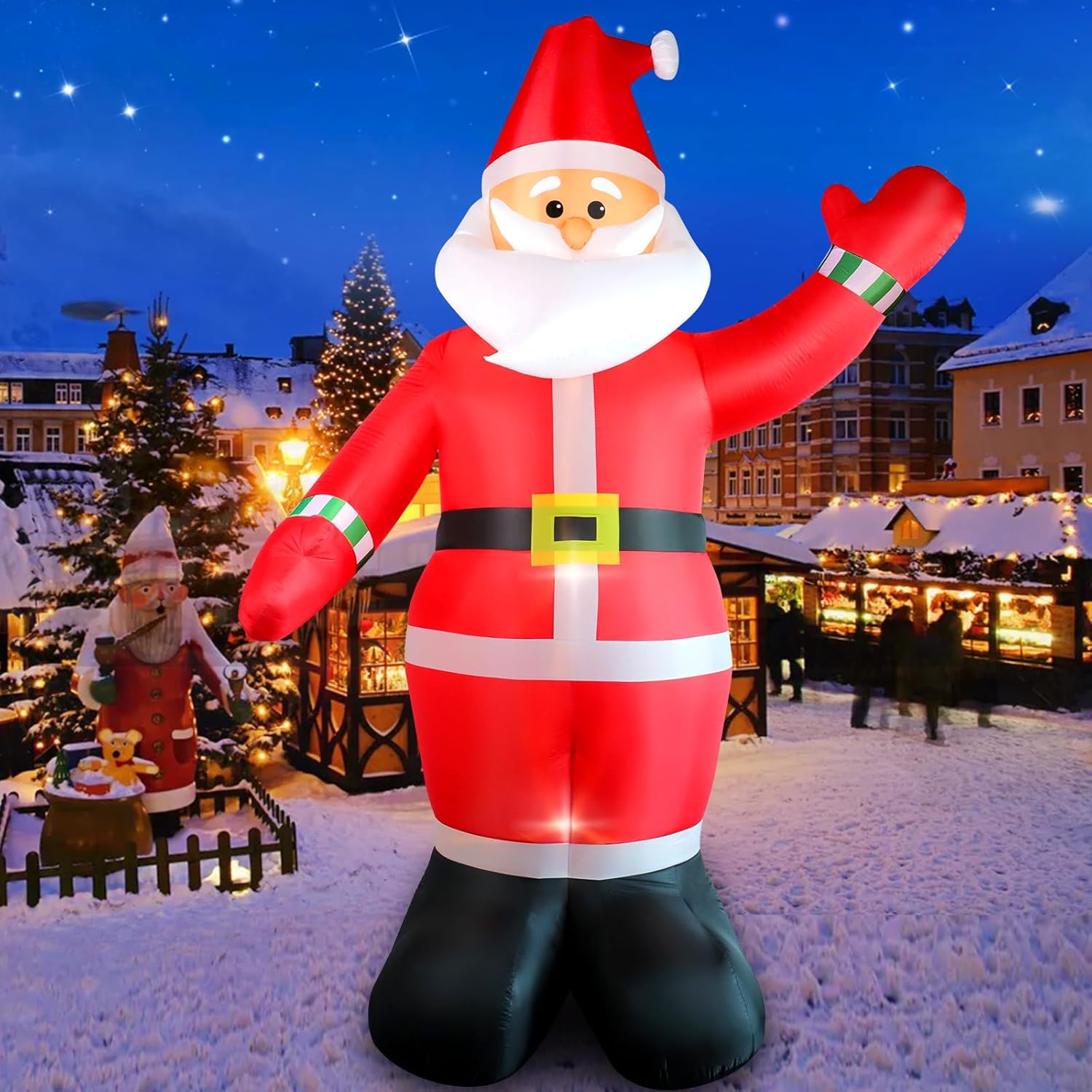 Christmas Inflatables Giant Snowman Outdoor Decorations