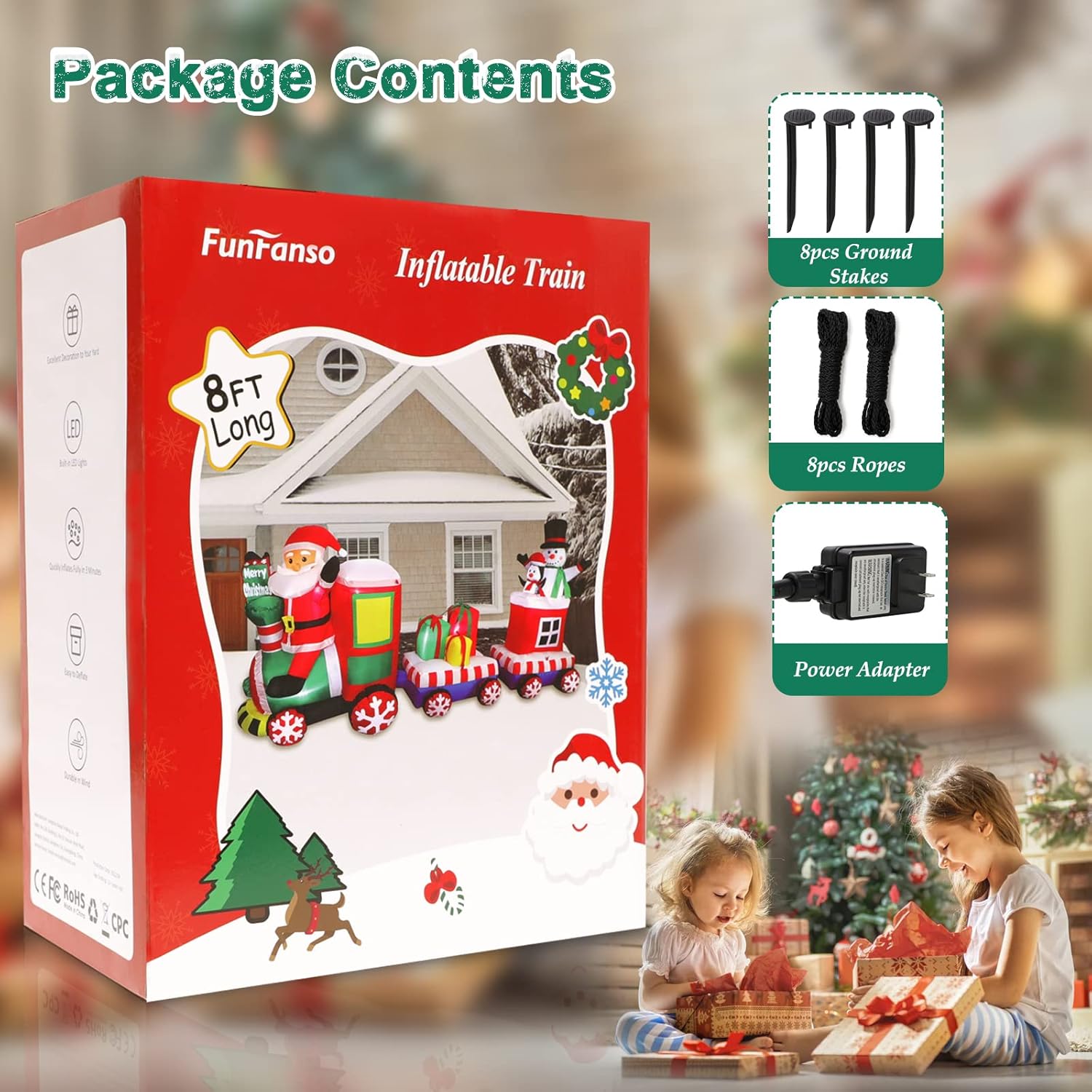 Christmas Inflatables Giant Snowman Outdoor Decorations