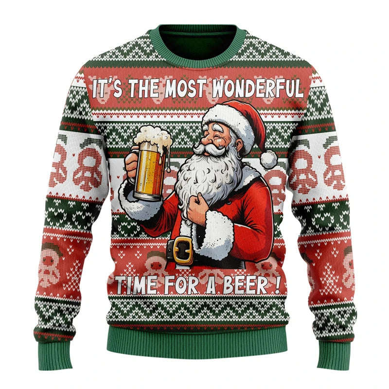 Fashion Beer Ugly Christmas Sweater