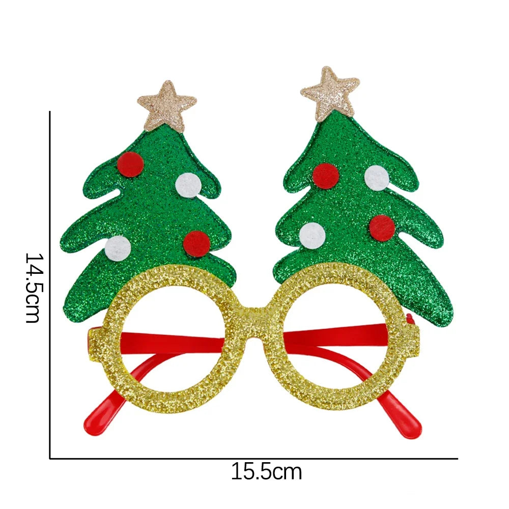 Christmas Glasses Party Costume Accessory Photo Props