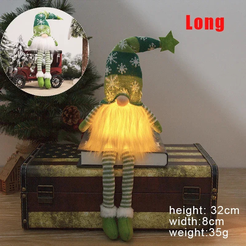 Christmas Faceless Doll Gnome Ornaments