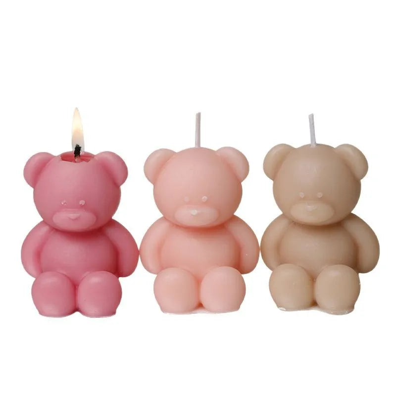 Nortic Style 3D Cute Cartoon Bear Scented Candle