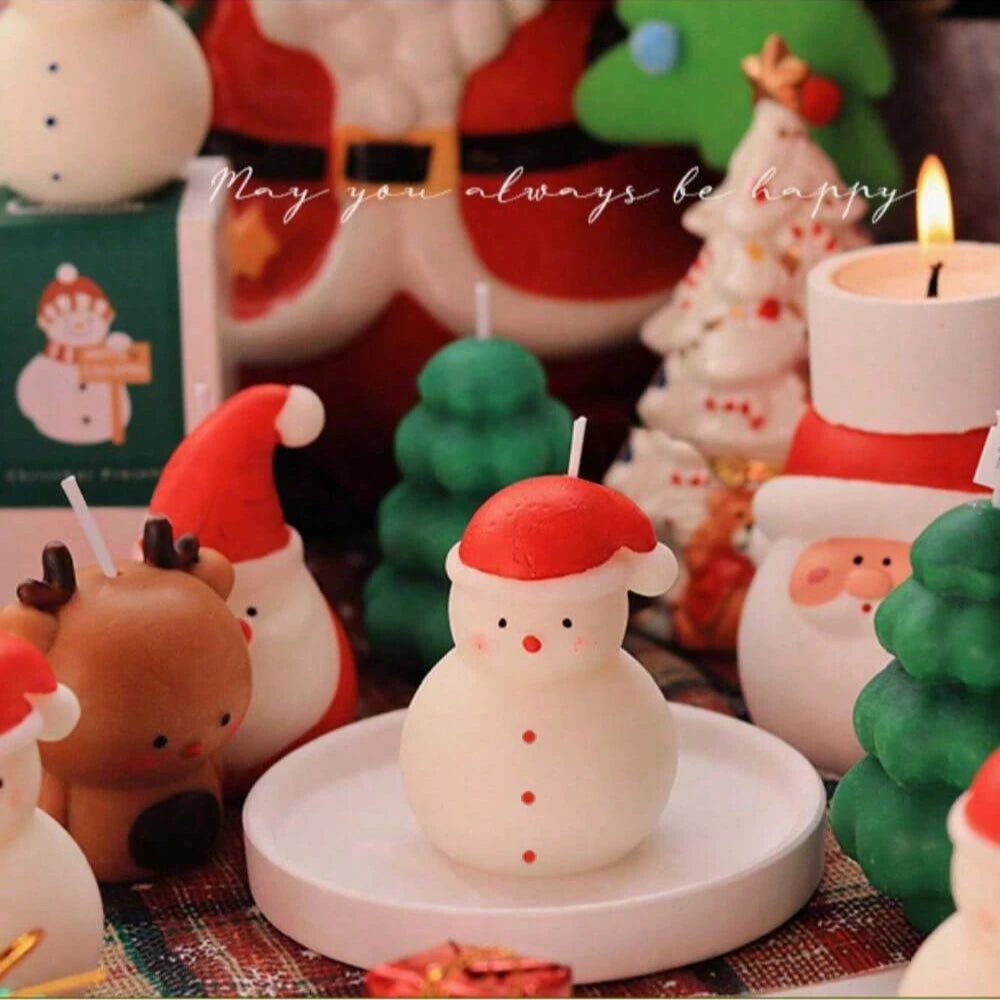 Candle Christmas Play Scented Candle Ornament Gift Decoration
