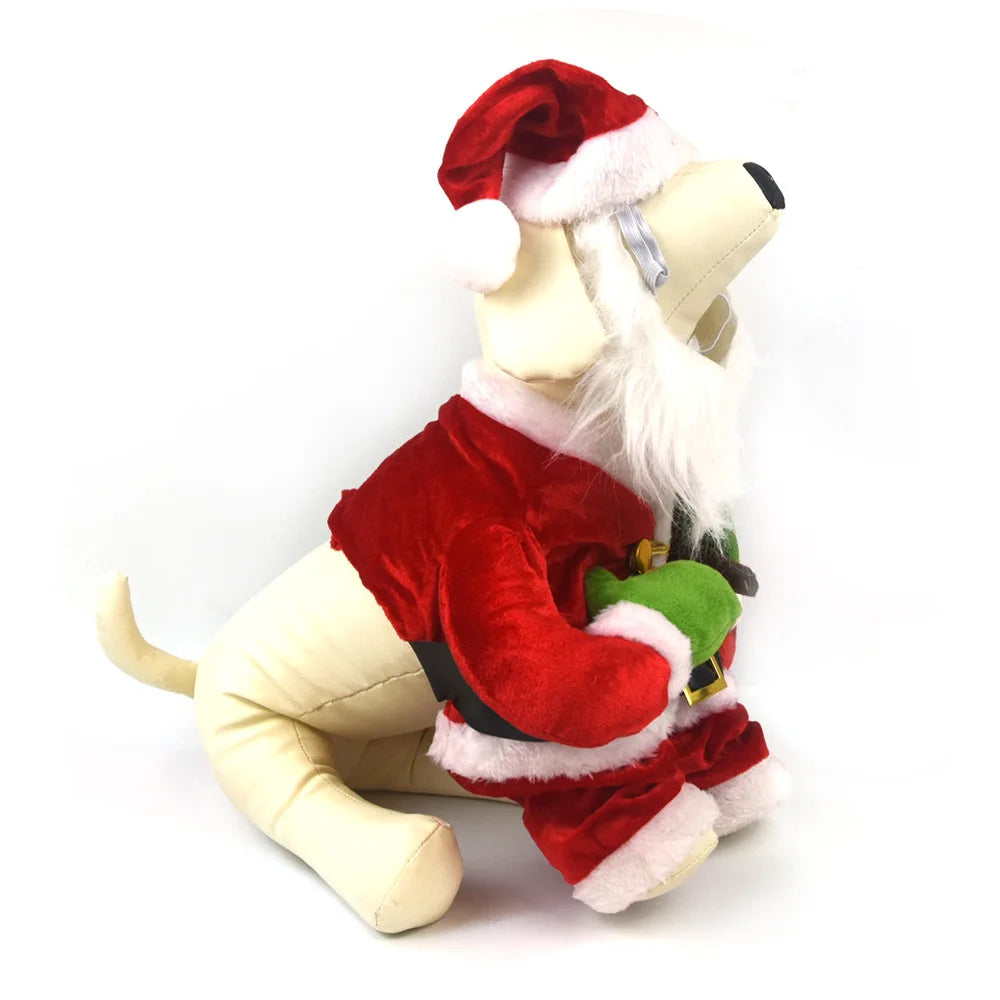 Pet Clothing Christmas Santa Claus Costume
