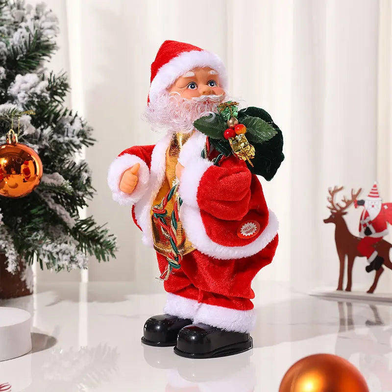 Christmas Electric Musical Hip Dancing Play Guitar Santa Claus