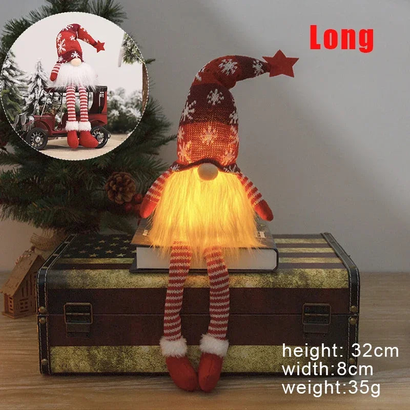 Christmas Faceless Doll Gnome Ornaments