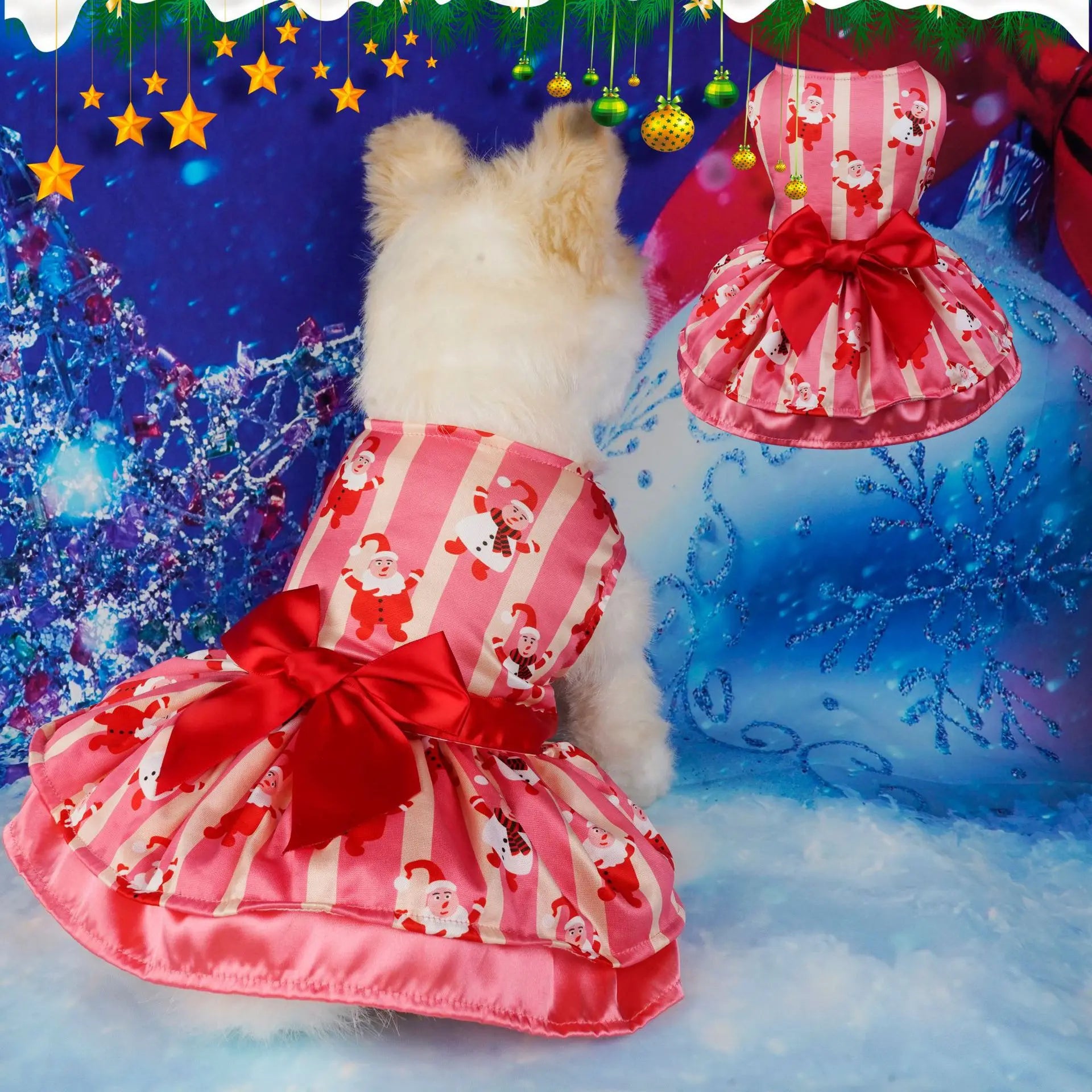 Adjustable Snowflake Pattern Princess Dress