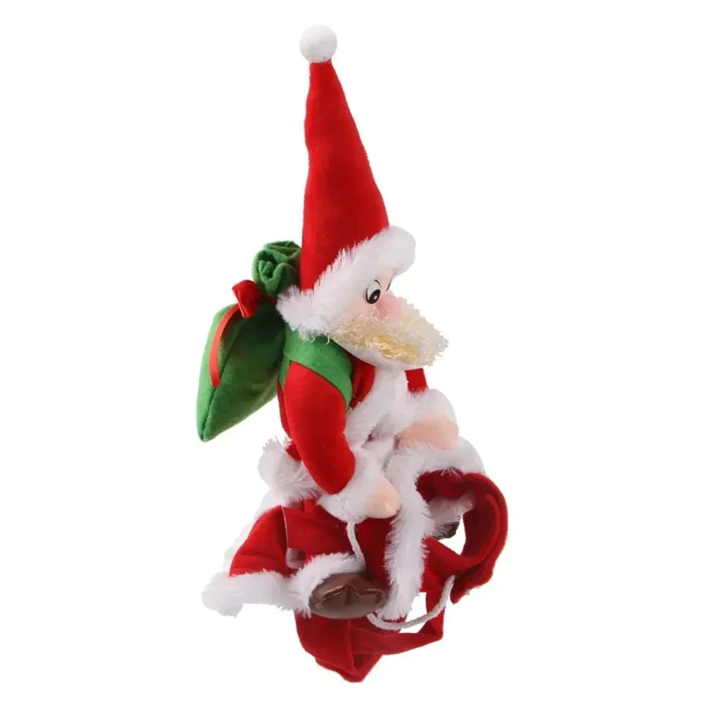 Funny Christmas Dog Costume - Santa Claus Riding on Pet