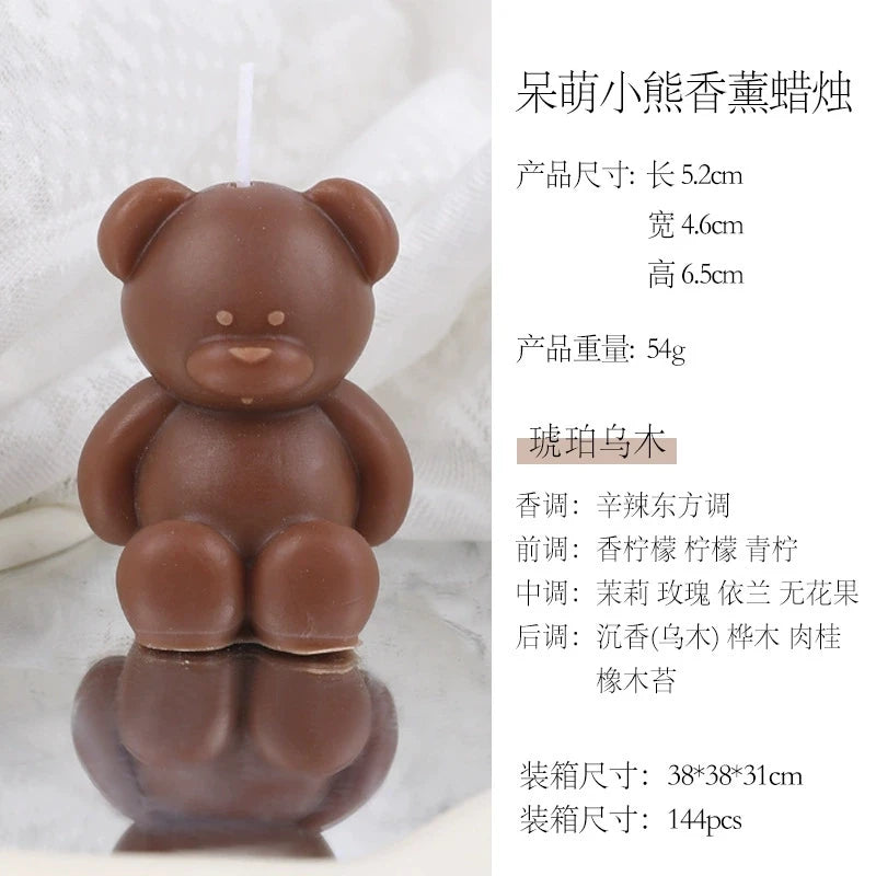 Nortic Style 3D Cute Cartoon Bear Scented Candle