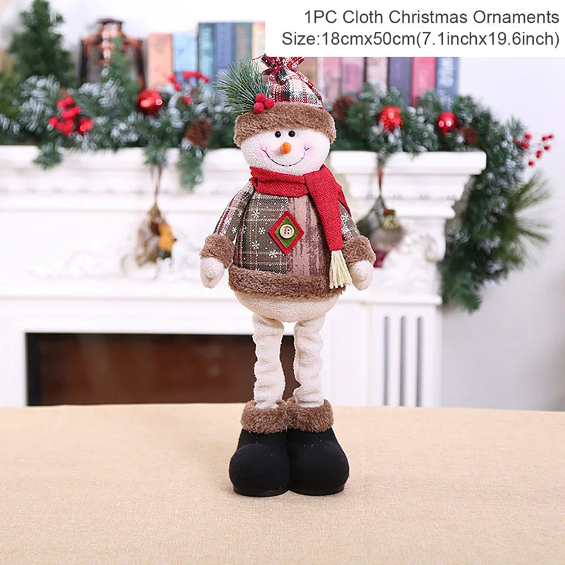 Christmas Santa Doll Merry Christmas Decorations