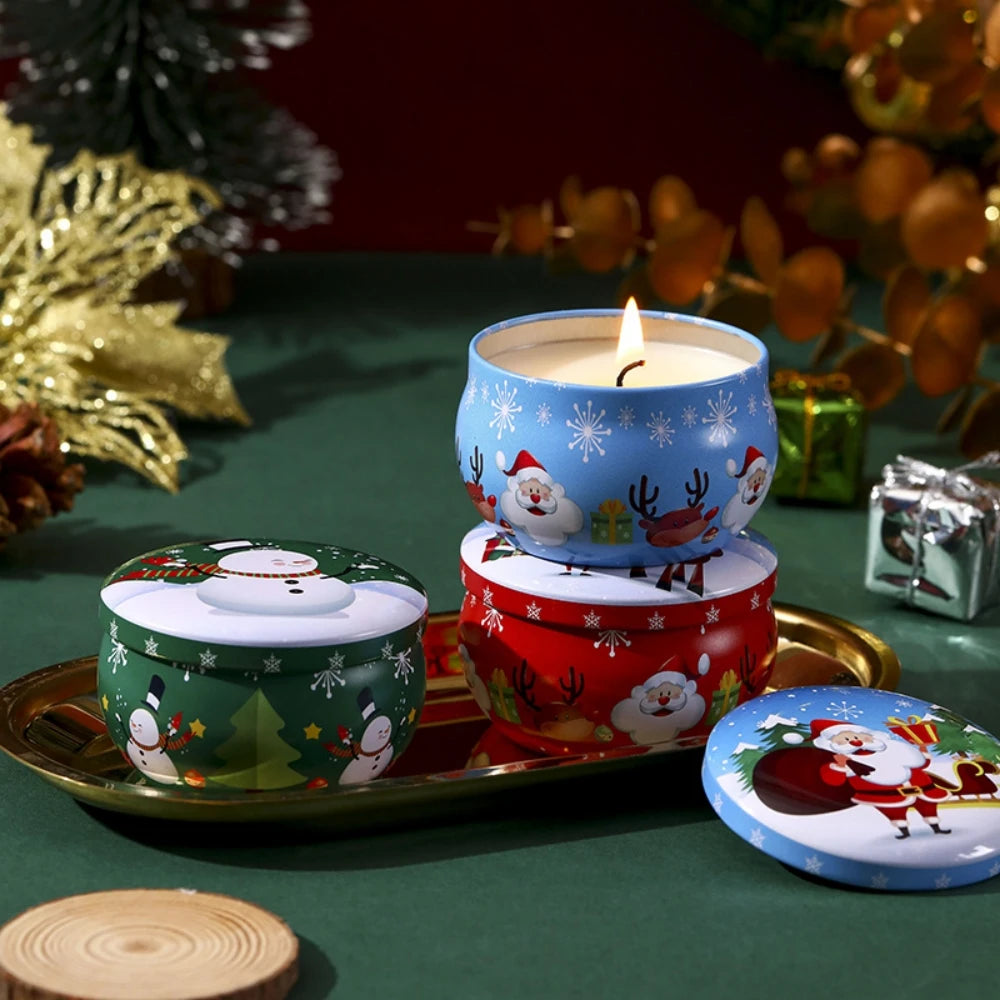 4pcs/box Christmas Fragrance Candles Scented Candles