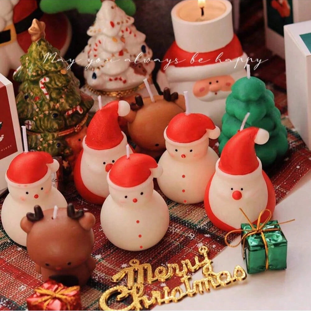 Candle Christmas Play Scented Candle Ornament Gift Decoration