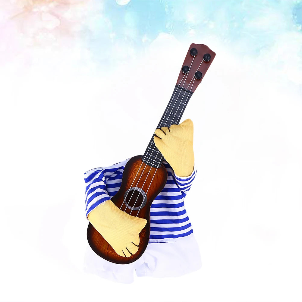 Guitar Playing Costume Pet Clothes Puppy Apparel Jacket