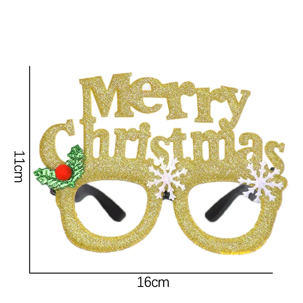 Christmas Glasses Party Costume Accessory Photo Props