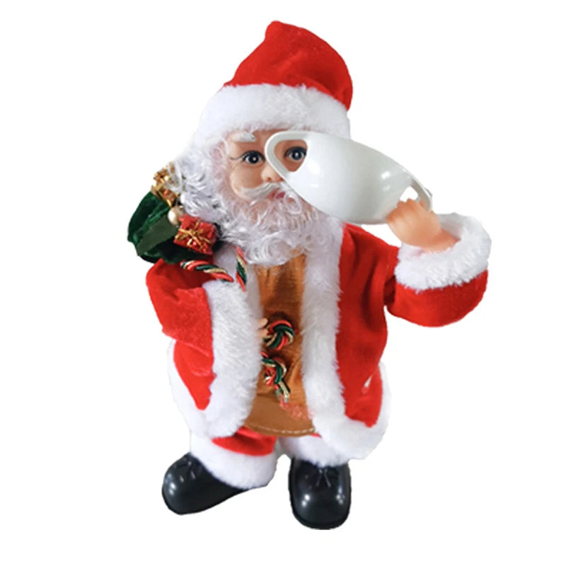 Santa Claus Dancing Music Battery Operated Electric Santa