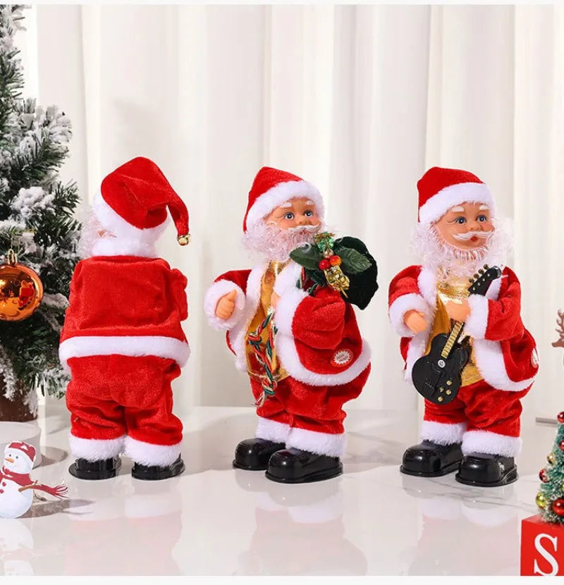 Christmas Electric Musical Hip Dancing Play Guitar Santa Claus