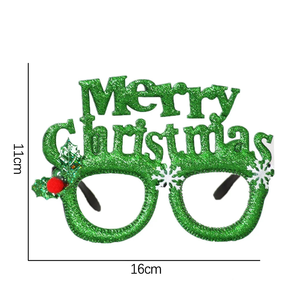 Christmas Glasses Party Costume Accessory Photo Props
