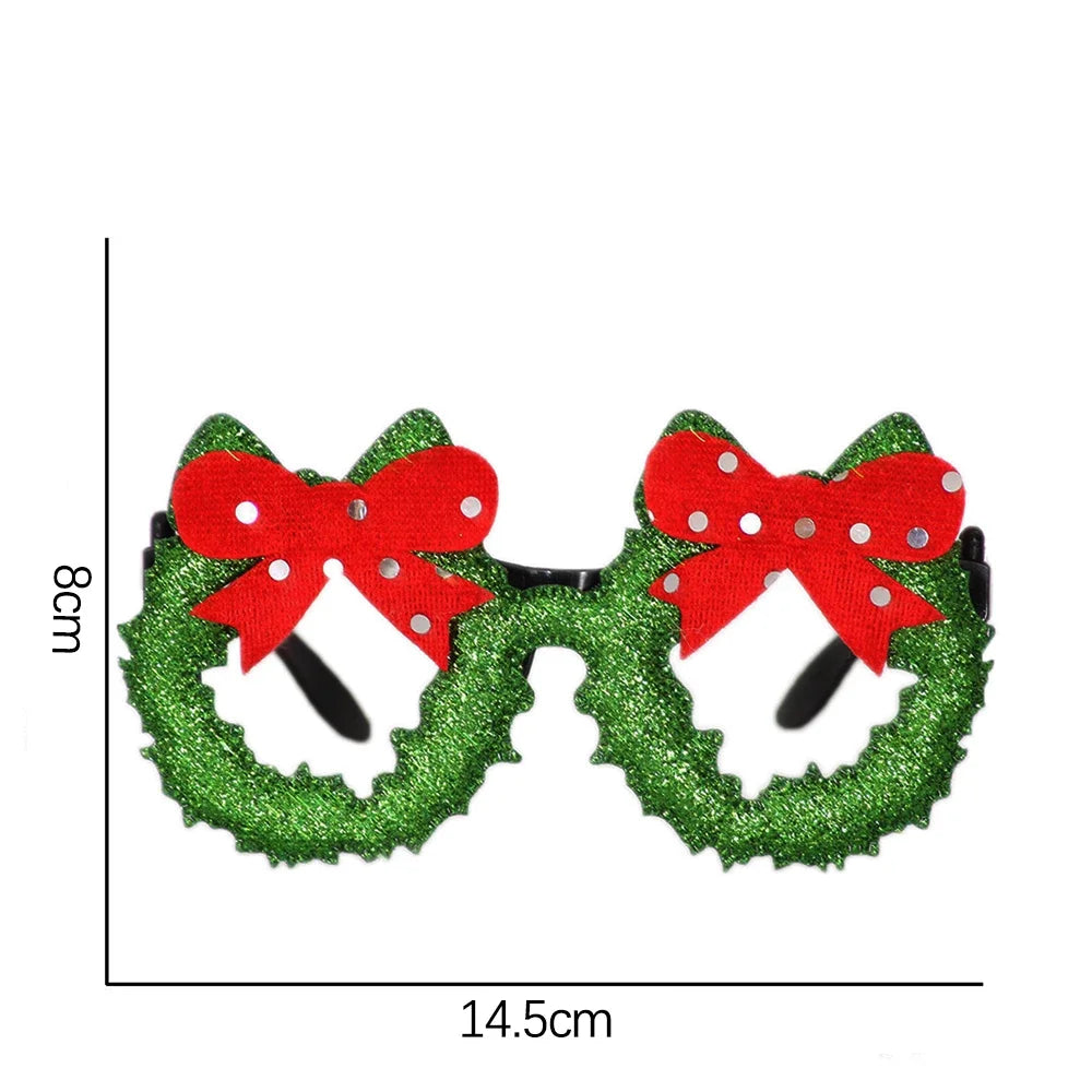 Christmas Glasses Party Costume Accessory Photo Props
