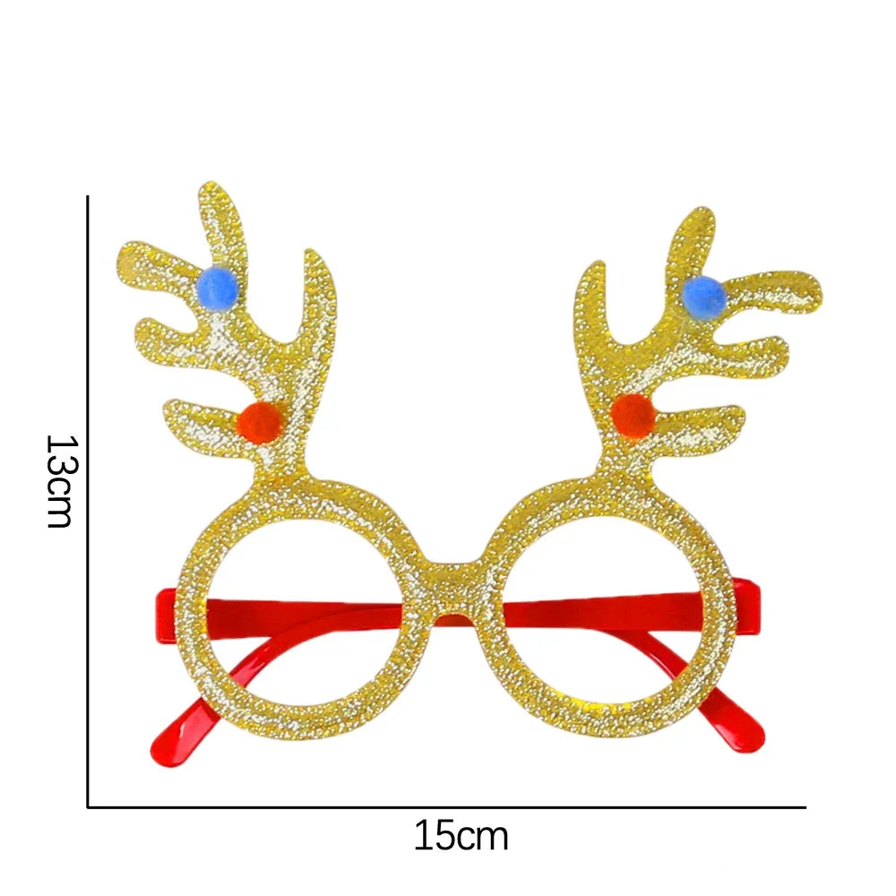 Christmas Glasses Party Costume Accessory Photo Props