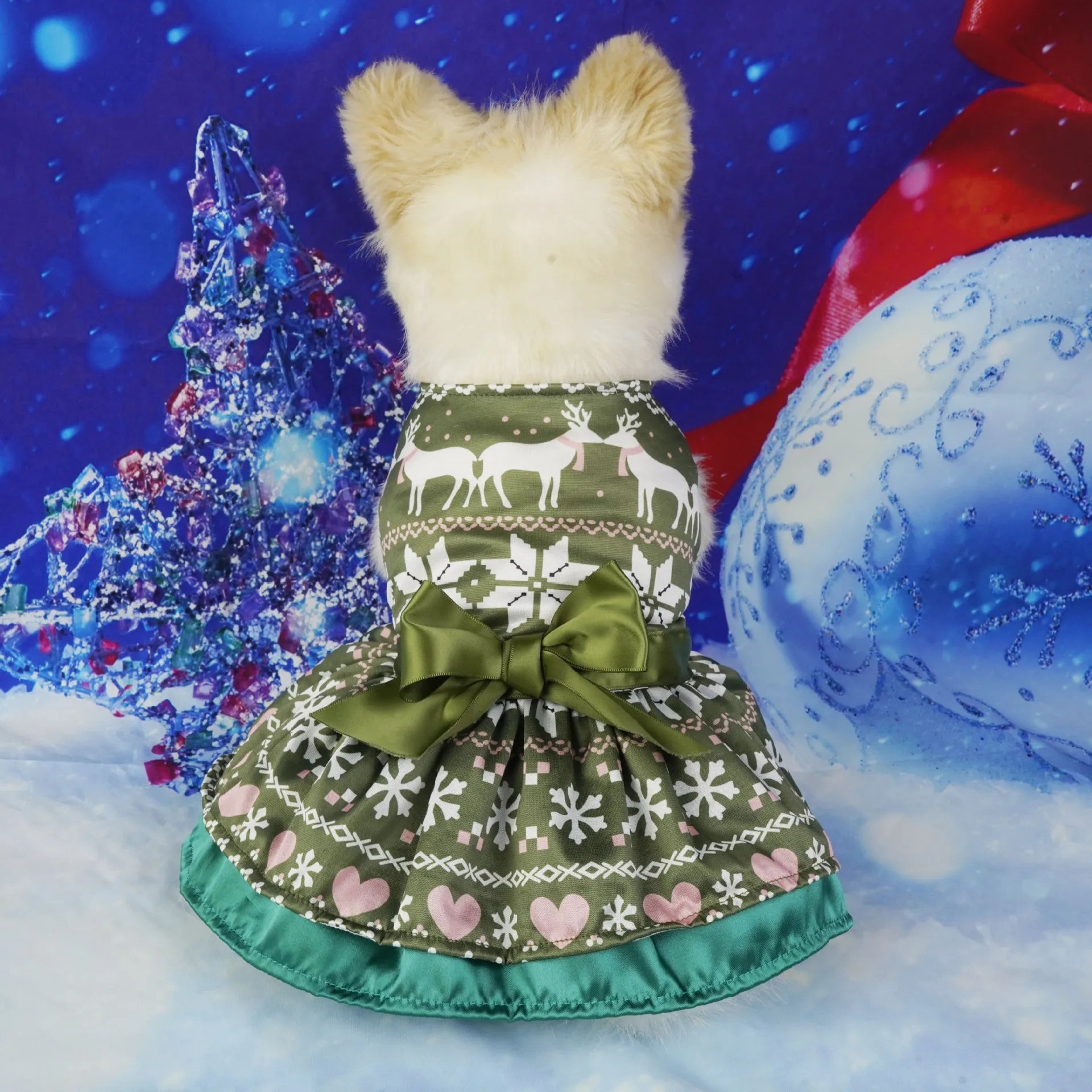 Adjustable Snowflake Pattern Princess Dress