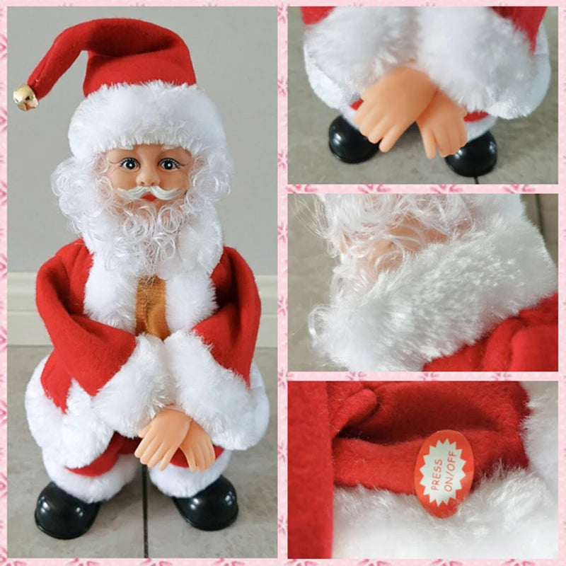 Santa Claus Dancing Music Battery Operated Electric Santa