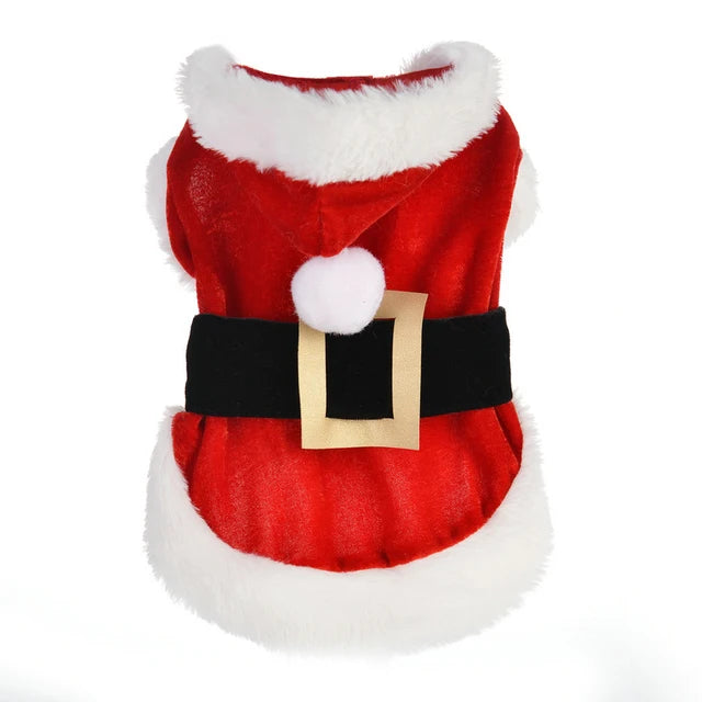 Santa Christmas Costume Clothes for Pet Small Dogs