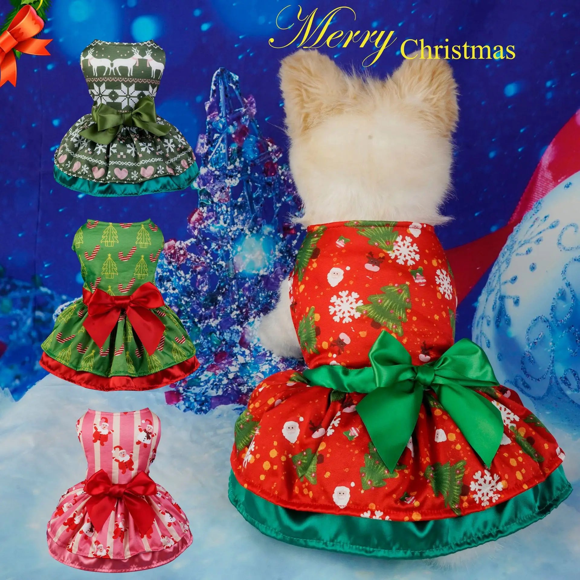 Adjustable Snowflake Pattern Princess Dress