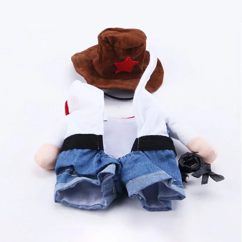 Festival Dog Cosplay Costumes Set for Small Medium Dogs Cat