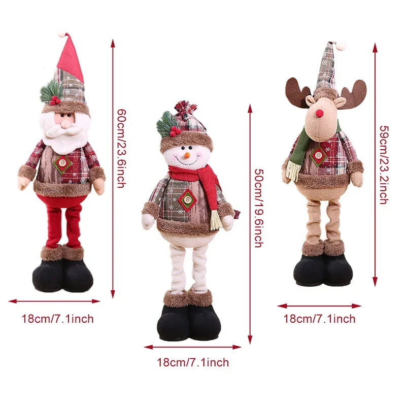 Christmas Santa Doll Merry Christmas Decorations
