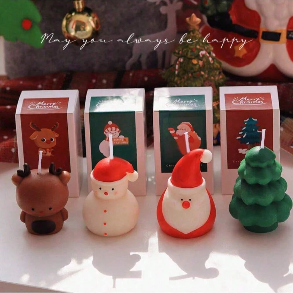 Candle Christmas Play Scented Candle Ornament Gift Decoration