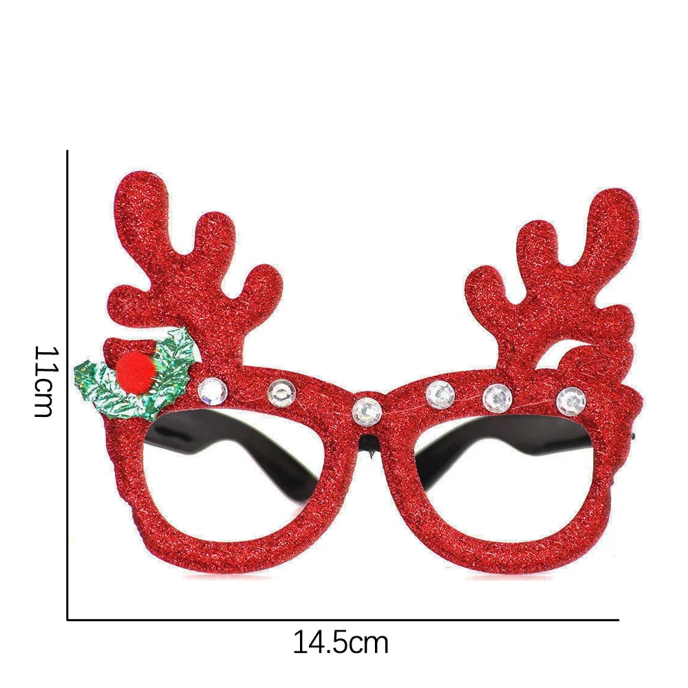 Christmas Glasses Party Costume Accessory Photo Props