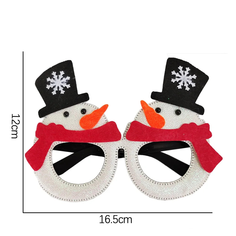 Christmas Glasses Party Costume Accessory Photo Props