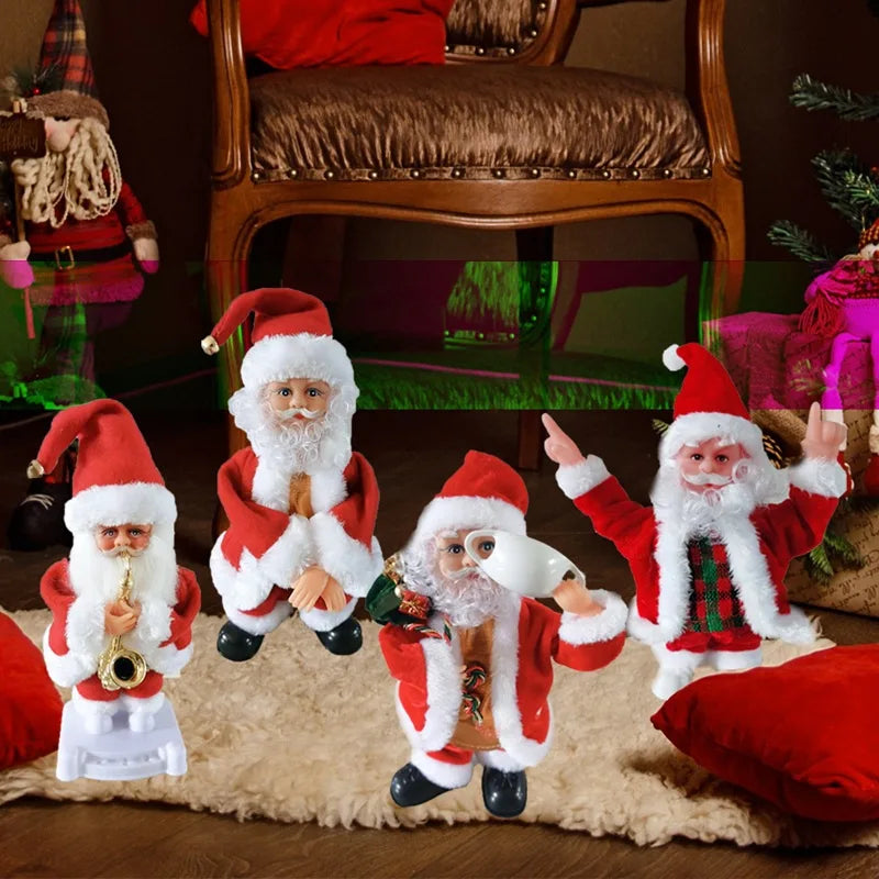 Santa Claus Dancing Music Battery Operated Electric Santa