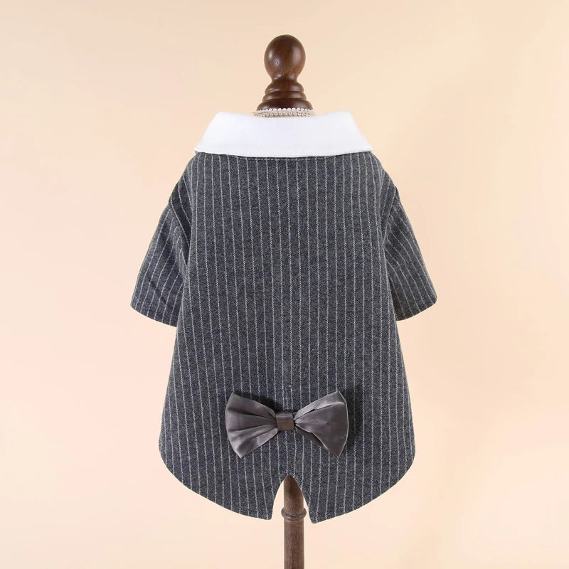 Gentleman Dog Clothes Wedding Suit Formal Shirt For Small Dogs