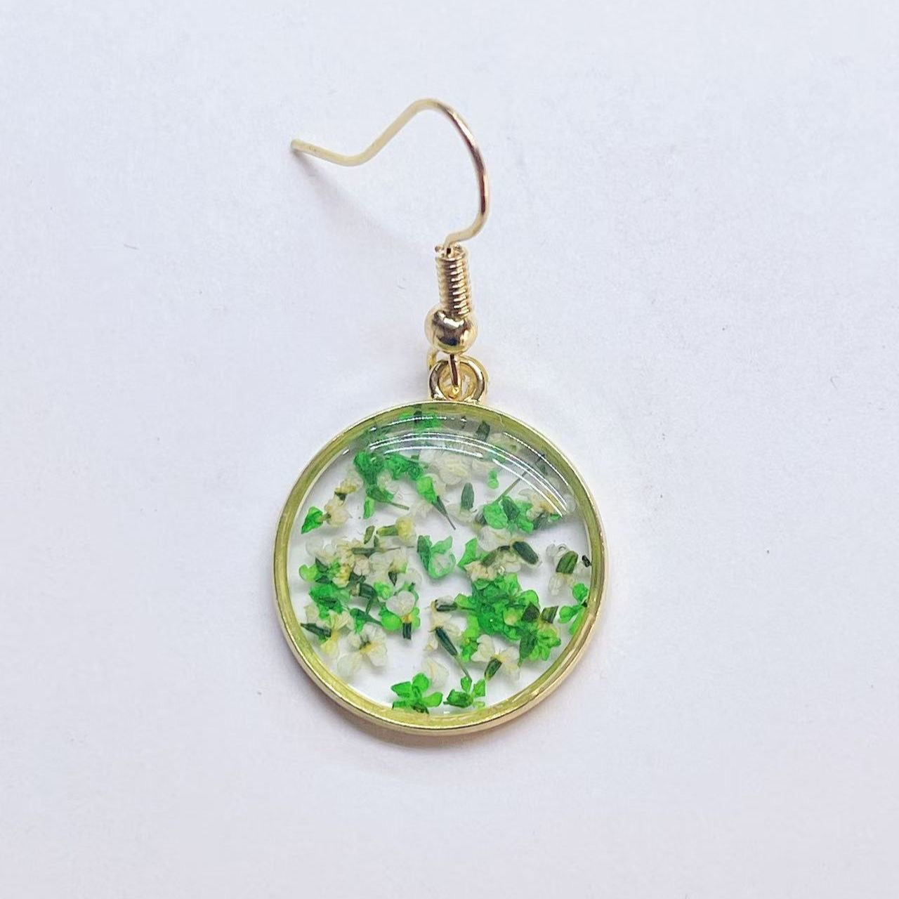 Pressed Flower Jewelry, Unique Resin Dried Flower