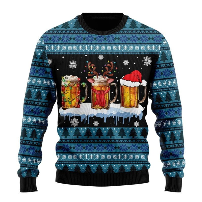 Fashion Beer Ugly Christmas Sweater