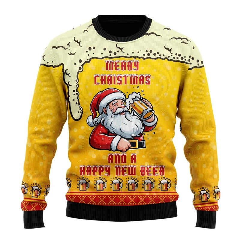 Fashion Beer Ugly Christmas Sweater