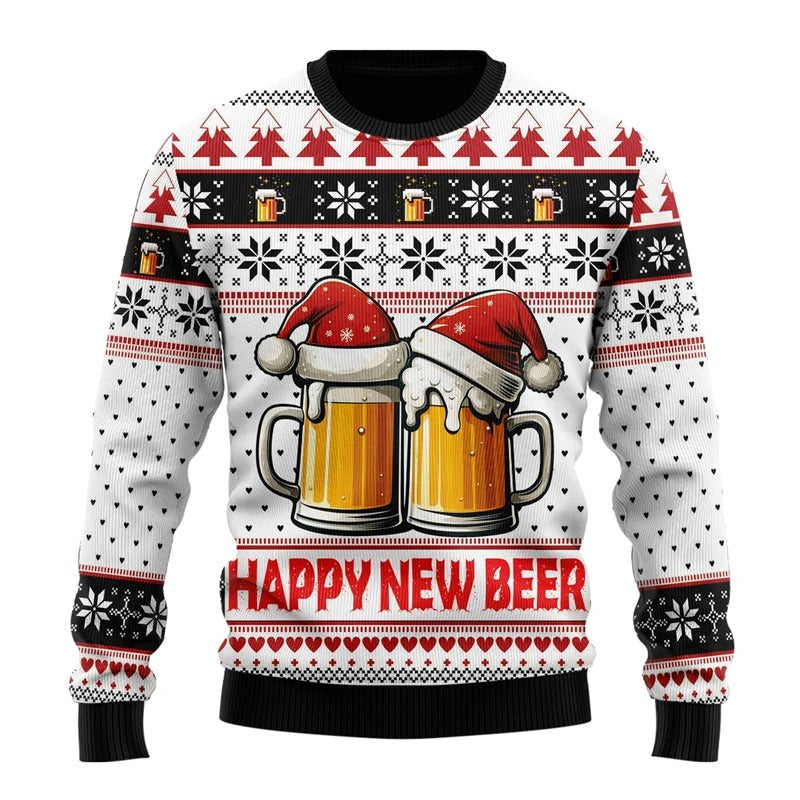 Fashion Beer Ugly Christmas Sweater