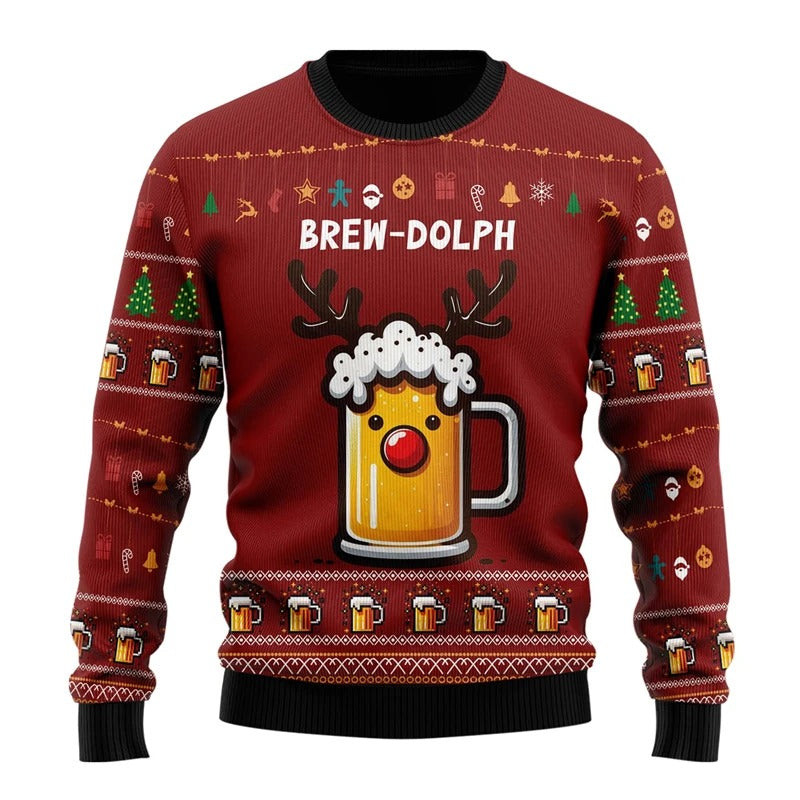 Fashion Beer Ugly Christmas Sweater