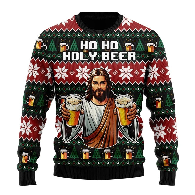 Fashion Beer Ugly Christmas Sweater
