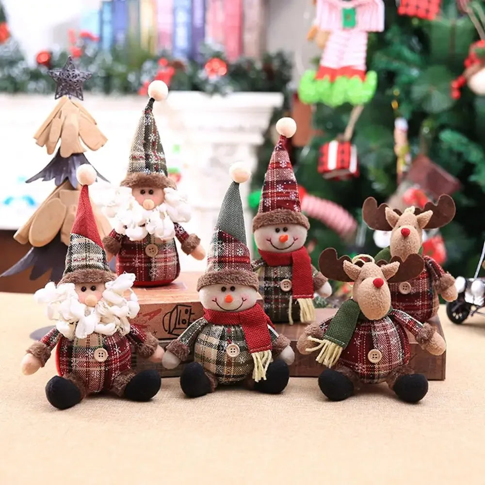 Christmas Santa Doll Merry Christmas Decorations