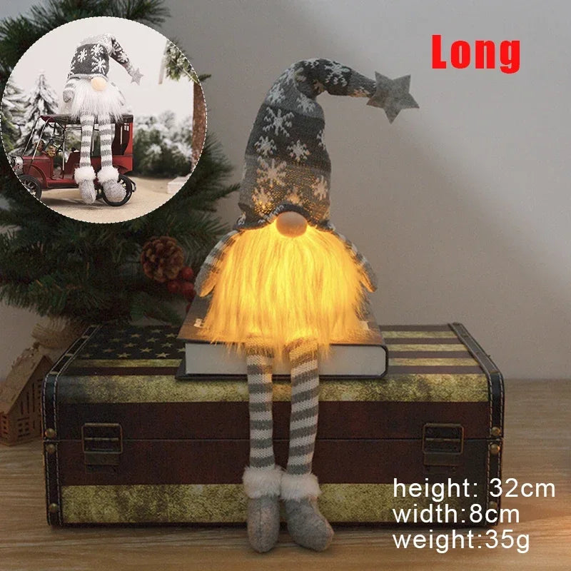 Christmas Faceless Doll Gnome Ornaments