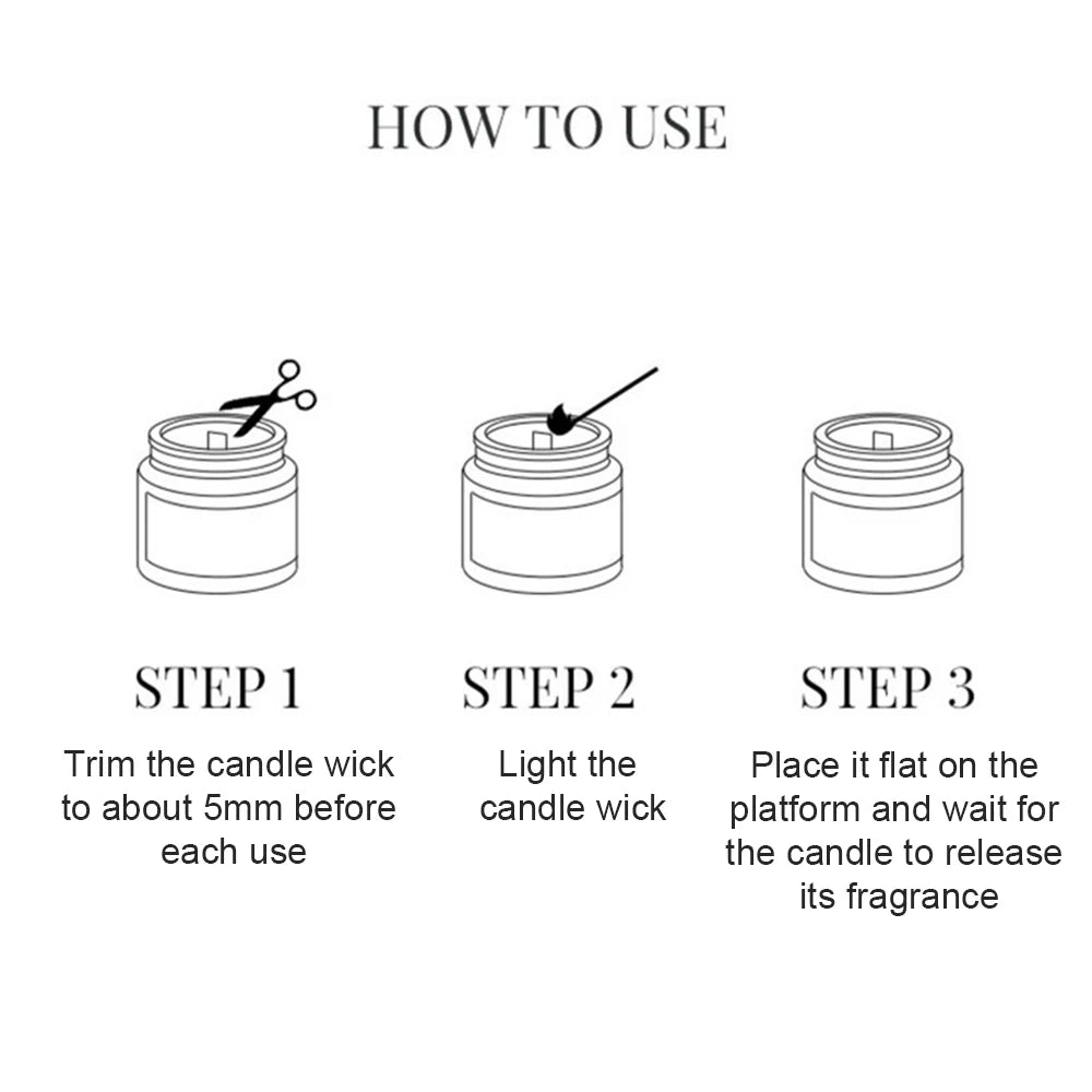 4pcs/box Christmas Fragrance Candles Scented Candles