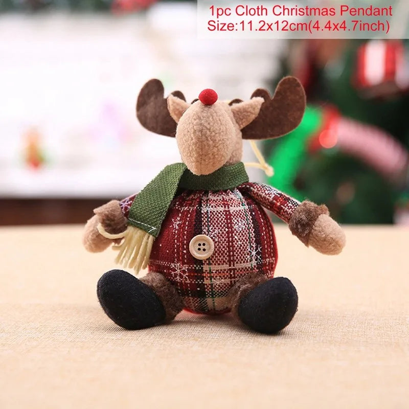 Christmas Santa Doll Merry Christmas Decorations