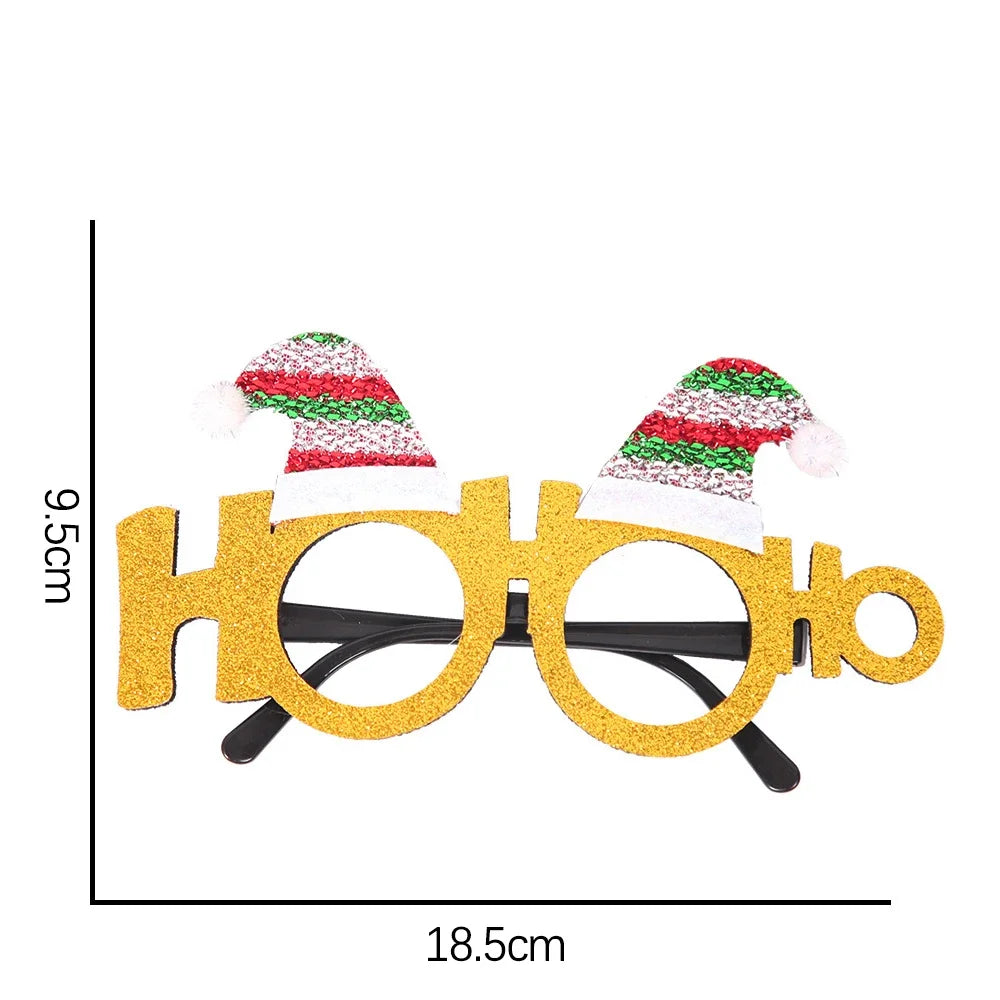 Christmas Glasses Party Costume Accessory Photo Props